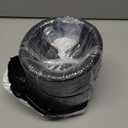 PLASTICPRO 200 PCS Black Plastic Bowls Light Weight 12 oz Plastic Soup Bowls Black Salad Plates Disposable for Party and Wedding