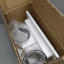 12" Ultra Quiet Bathroom Exhaust Fan with 6500K LED Light, 1.0 Sone 120 CFM, 10x10 Mount, 1500 LM Ceiling Ventilation Fan, Energy Efficient