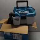 Makita XCV11Z 18V LXT Lithium-Ion Brushless Cordless 2 Gallon HEPA Filter Portable Wet/Dry Dust Extractor/Vacuum, Tool Only (Teal/Grey)