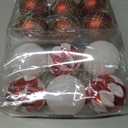 Christmas Ball Hanging decorations3.14 inch, 12 Pieces of shatterproof Christmas Tree Decoration Balls Set, Suitable for Party Floral Christmas Tree Decoration (3.14 inches 12 Balls)