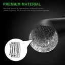 HealSmart 6" 8 Ft Aluminum Ducting Flexible, Heavy-Duty Four-Layer Protection with 2 Duct Clamps, Dryer Vent Hose for Heating Cooling Ventilation and Exhaust Fan