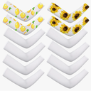 Geyoga 6 Pairs Sublimation Arm Sleeves, UV Sun Protection Blank Cooling Arm Sleeves Sublimation for Women Driving, Golfing, Fishing, Cycling, Hiking, Sports