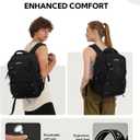 WATERFLY Travel Hiking Casual Backpack: 22L Lightweight Everyday Outdoor City Daypack College Bookbag for Women Men