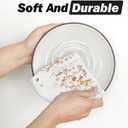 Artoid Mode Flowers Wildflower Fall Kitchen Towels Dish Towels, 18x26 Inch Quick Dry Microfiber Cloth Hand Towels for Kitchen Drying Set of 2 (Beige)