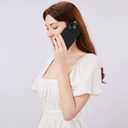 Keallce Case for iPhone 14 6.1'' Case Wallet, Crossbody Zipper Purse with RFID Blocking Card Slots Kickstand, Detachable Lanyard & Handstrap Flip Folio Leather Phone Cover for iPhone 14, Black