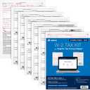 Adams 2024 W2 Tax Forms 2024, 6 Part Laser/Inkjet Tax Forms, 50 Employees, Includes 6 W3 Forms, Access to Tax Forms Helper (1009322)