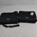 Everlasting Comfort Lumbar Support Pillow for Office Chair - Memory Foam Back Cushion for Car Seat - Promotes Better Posture, Back Pain Relief - Ideal Gaming and Desk Chairs Work and Home Essentials (C. Black (2-pack))