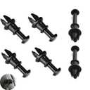 6 Pack Parcel Shelf String Clips Pivot Pin Hook Peg Strap Cord Holder for VW Taos Golf Polo Audi A3 Cargo Shelve System Interior Rear Trunk Cover S3 8P 8V Q3 Q5 8R MK5 MK6 1M6867574A 8P0862528