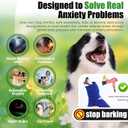 Dog Anxiety Vest with Band Noise Cancelling Ear Muffs Combination Set Soft Thunder Jacket for Fireworks, Vet Visits & Separation Anxiety No Medication or Training
