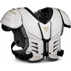 Legion Youth Football Shoulder Pads, Patents Pending, Lightweight, Optimized Mobility, Enhanced Impact Protection, Industry-Best Ventilation and Cooling (M-100, Large)