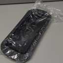 Foldable Silicone Loaf Pan with Metal Reinforced Rim Support - Nonstick Silicone Baking Mold for Homemade Loaf, Bread and Meatloaf - (9"x4"x2.5", Black, 1 Piece)