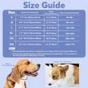 IDOMIK Dog Recovery Collar, Waterproof Soft Dog Cone After Surgery, Comfy Protective Elizabethan Collar Alternative for Dogs Cats, Adjustable Pet Neck Donut Cone Anti-Licking Biting Wounds,Blue,L (Blue)