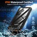 ANTSHARE for Samsung Galaxy S25 Case Waterproof, [IP68 Underwater] Built-in Screen/Camera Protector, 12 FT Military Dropproof Full Body Shockproof, Protective Phone Case for Galaxy S25 Case 6.2"-Pink