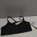 Nike Girls' Indy Sports Bra (Medium, Black/Black)