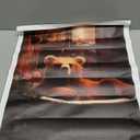 Bvkilrvc Unframed Canvas Wall Art, Bear In Bathtub Wall Decor Print Painting Gift Wall Living Room Bedroom Home Office Decoration Painting Unframed 12x18inch