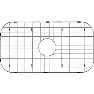 Kitchen Sink Grates Bottom Grid for Kitchen Sink, Stainless Steel Metal Sink Bottom Grid Sink Protector Grid Center Drain Hole, Sink Grate (26"Lx14"W)
