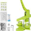 Button Maker Machine,25mm 1inch Button Maker 200Pcs Button Maker Press Machine Kit with Button Maker Supplies DIY Button Pin Maker Machine, for Kids DIY Gifts