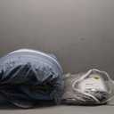 KAKIJUMN 7 Piece Bed in a Bag Stripe Comforter Set King Size, White Grey Blue Patchwork Striped Comforter and Sheet Set, All Season Soft Microfiber Complete Bedding Set(Light Blue,King)