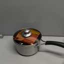 TeamFar Saucepan with Lid, 2 qt Sauce Cooking Pot Milk Pan Stainless Steel, Professional with Long Heatproof Handle for Home Kitchen Restaurant, Healthy & Non Toxic, Multi-use & Dishwasher Safe