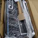 GarveeHome Twin Bed Frame with Storage Headboard, Kids Bed Frame with 2 Drawers, Boucle Upholstered Platform Bed with Bookcase, No Box Spring Needed, Easy Assembly, Blue