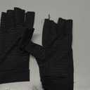 Vlela Copper Arthritis Compression Gloves Women Men Relieve Hand Pain Swelling and Carpal Tunnel Fingerless for Typing, Support for Joints, Medium