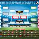 2026 World Cup Bracket Poster Black 27.6x23.6 Inches Wall Soccer Game Tracker Map for Watch Party Bar Home Decor