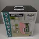 Cooluli Mini Fridge for Bedroom - Car, Office Desk & Dorm Room - Portable 4L/6 Can Electric Plug In Cooler & Warmer for Food, Drinks, Skincare Beauty & Makeup - 12v AC/DC & Exclusive USB Option, Pink