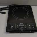 Mueller RapidTherm Portable Induction Cooktop, 1800W Hot Plate Electric Stove Top Burner. 8 Temp Levels, Auto-Off & Pot Detection, LED Display, Child Lock, 4 Programs, Burners for Cooking