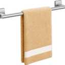 USHOWER Brushed Nickel Towel Bar, 18 Inch Towel Racks for Bathroom Wall Mounted, 304 Stainless Steel Towel Holder with Square Base, Modern Home Decor (Total Length 20 Inch)