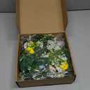 6FT Easter Garland for Mantle Easter Egg Garland with Lights Artificial Spring Decorations for Indoor Outdoor Fireplace Party Spring Home Decor