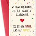 2 x Funny Father's Day and Birthday Greeting Card for Dad,Funny Fathers Day Card, Hilarious Birthday Card for Dad