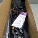 Heavy-Duty Backdrop Stand 10x8.5 ft, Upgrade Telescopic Adjustable Photography Backdrop Stand for Parties, Stage Decoration Stand with Clamps, Sandbags, Carring Bag (Black)