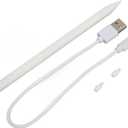 Digital Stylus Pen Interchangeable Nibs Tilt Angle Sensor for Tablet Touch Screen, Matte Drawing Writing Pen, Fits IPad Pro Users Aluminum Alloy