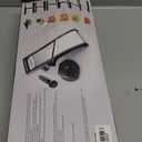 Mandoline Slicer, Adjustable Mandoline Slicer for Kitchen, Stainless Steel Mandolin Vegetable Chopper for Potato, Julienne Cutter with Cut-Resistant Gloves, Black