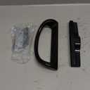 Black Patio Door Handle Set with Mortise Lock,Suitable for Replacement Sliding Doors Lock 3-15/16Screw Hole Spacing.Choices That Add a Unique to Your Patio Glass Sliding Door.