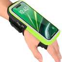 Kebrela Wrist Phone Holder for Running, Forearm Armbands, Running Armband with Card Slot for iPhone Pro Max Plus (16/15/14/13/12/11/X/XR), for Galaxy S24/S10, Wristband Up to 7.0'' Phone