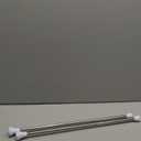 ABOAT 21" White Marching Baton Twirling Mini Shaft Cheerleader Dance Baton (21 Inch 2Pack, White)