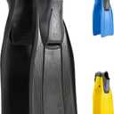 Everlasting Family Fins for Snorkeling & Diving | CLIO made in Italy by Cressi: quality since 1946 (US Man 5.5/6.5 | US Lady 6.5/7.5 | EU 37/38, Black)