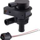 1K0965561J Auxiliary Cooling Water Pump with Plug compatible for A3 A4 TT, VW Bettle CC Eos Golf GTI Jetta Passat Tiguan - 2.0T engine
