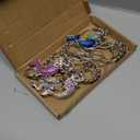 Cute Mermaid Shower Curtain Hooks - Sea Shower Hooks for Shower Curtain Liner, Silver Shower Curtain Rings Decorative Shower Curtain Set Accessory, Tropical Jungle Beach Theme Bathroom Decor