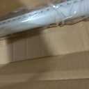 Tension Curtain Rod，40-66IN(3.33-5.5Ft) One-Click Fast Extension Rod Easy to Install White Long Outdoor Curtain Rods No Drilling Never Rust for Window or Shower Patio Diameter 1.26 Inches