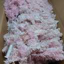 7.5FT Pre-Lit Snow Flocked Pink Christmas Tree
