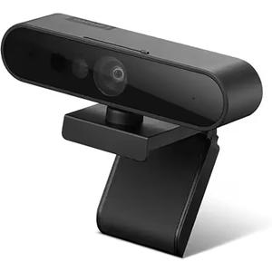 Lenovo Performance FHD 1080p Webcam USB-C,Log-on with Windows Hello, Dual Microphones, 95 Degree Lens and 4X Digital Zoom, Sliding Privacy Shutter, Black