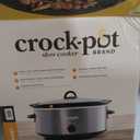 Crock-Pot 7-Quart Manual Slow Cooker, Family Size Serves 8+ People & Fits 6-lb Roast, Removable Stoneware with Warming Setting, Dishwasher Safe for Easy Cleanup, Charcoal