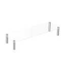 LoengMax Acrylic Riser, Display Stand Clear Shelf for Cupcake Food Desserts Holder Cosmetic Products Tabletop Use and More (Small)