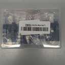 DELSWIN Combination Lock 3-Digit Small Padlock - 4Pcs Resettable Combo Lock for School Gym Locker, Outdoor, Fence, Gate, Waterproof Luggage Locks for Travel Backpack (Charcoal Black)