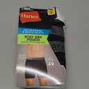 Hanes Men's Stay Dry Pouch Boxer Briefs, Cotton Stretch Boxer Brief with Leak Protection, 3-Pack, Size L