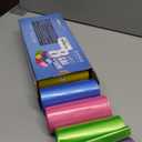 FORID 8 Gallon Trash Bags Multi Colored - Extra Thick Garbage Bags Unscented, Strong Plastic Waste Can Liners for Home Bathroom Office Kitchen,150 Bags 5 Rolls,30 Liters