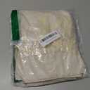 jinchan Boho Valance with Tassels Linen Kitchen Valance Curtain for Windows 18 Inch Beige Farmhouse Rustic Small Window Treatment for Living Room Laundry RV Light Filtering Back Tab 1 Panel Crude