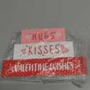 Valentines Day Decor,11 LED Valentine Wood Block Sign, Valentines Day Decorations Valentine Wishes Rustic Letters, Farmhouse Home Table Centerpiece Decorations, Tiered Tray, Tables, Mantel Decor,Valentine's Day Gifts for her/him